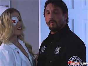 wild nurse Ash Hollywood ravaged hard by Tommy Gunn